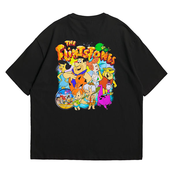 Camiseta Oversized Algodão Super Nintendo Game The Flintstones