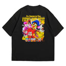 Camiseta Oversized Algodão Desenhos Retrô Fievel Goes West