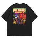 Camiseta Oversized Algodão Nintendo Switch Game Five Nights at Freddy's