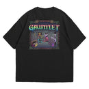 Camiseta Oversized Algodão Pixel Game Gauntlet