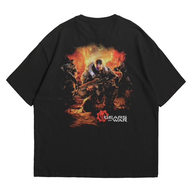 Camiseta Oversized Algodão Xbox Game Gears of War