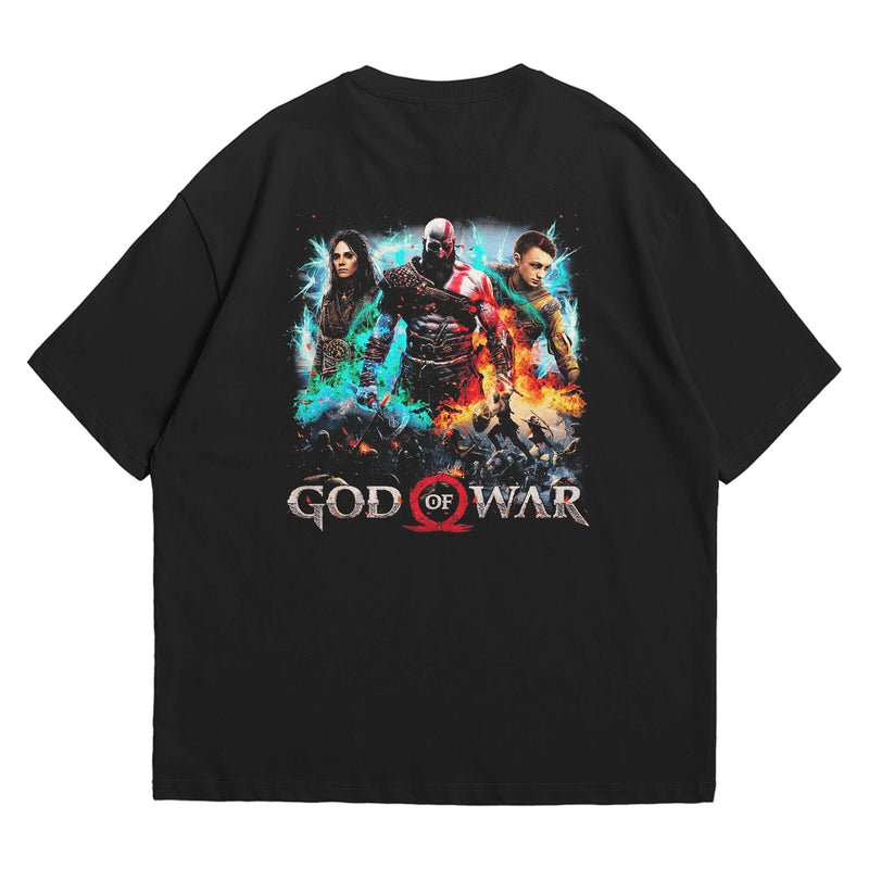 Camiseta Oversized Algodão Playstation Game God of War