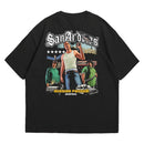 Camiseta Oversized Algodão Playstation Game GTA San Andreas