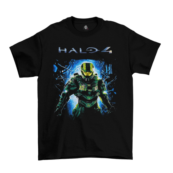Camiseta Algodão Premium Xbox Game Halo 4