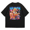 Camiseta Oversized Algodão Desenhos Retrô He-Man and the Masters of the Universe