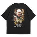Camiseta Oversized Algodão Terror - Hell House LLC
