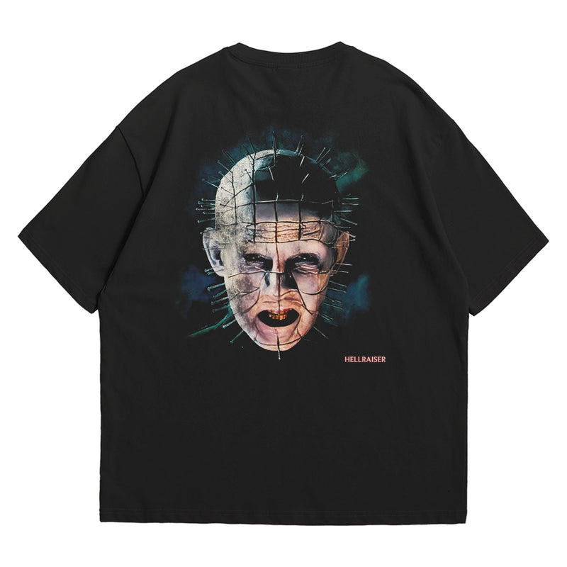 Camiseta Oversized Algodão Terror - Hellraiser