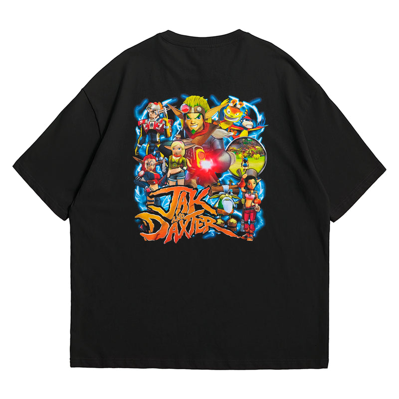 Camiseta Oversized Algodão Playstation Game Jak and Daxter