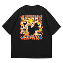 Camiseta Oversized Algodão Desenhos Retrô Johnny Bravo