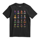 Camiseta Algodão Premium Pixel Game Mario Collection