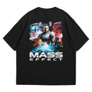 Camiseta Oversized Algodão Playstation Game Mass Effect