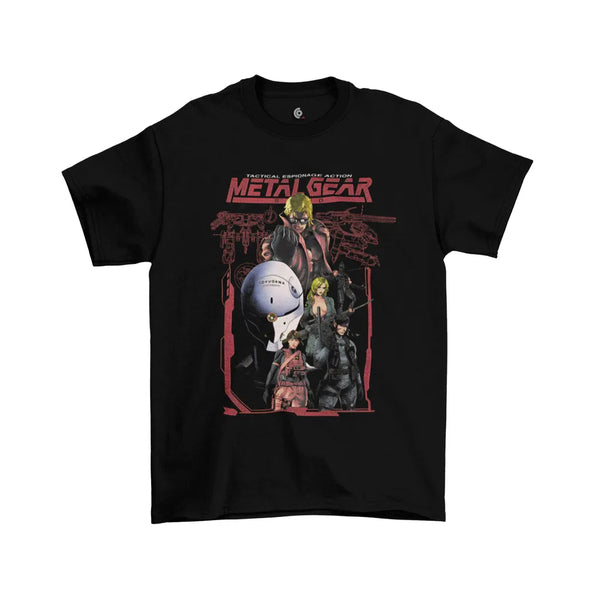 Camiseta Algodão Premium PlayStation Game Metal Gear Solid - Characters