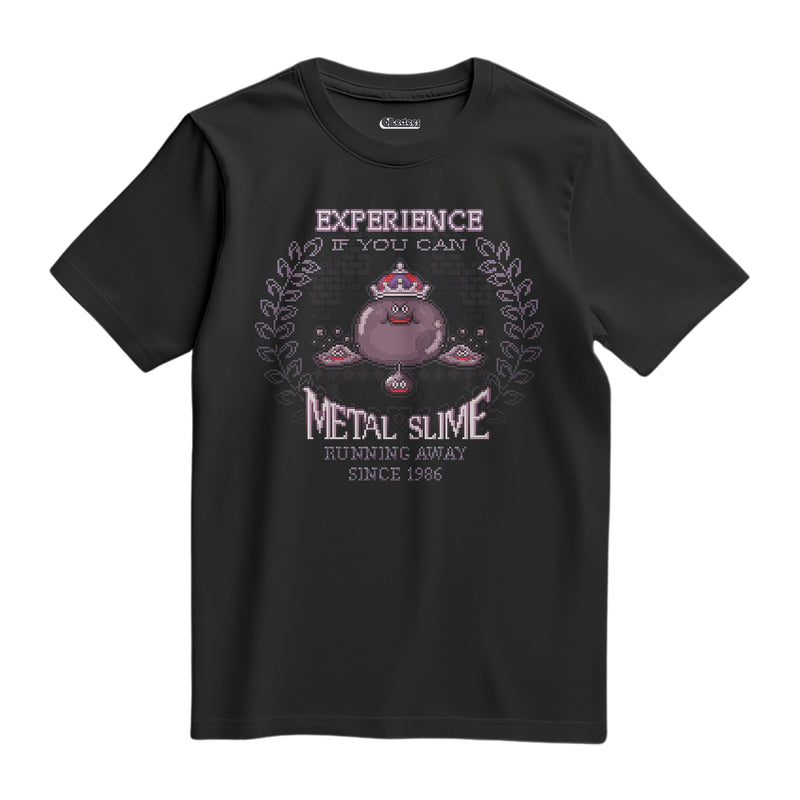 Camiseta Algodão Premium Pixel Game Metal Slime