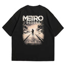 Camiseta Oversized Algodão Playstation Game Metro Exodus