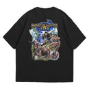 Camiseta Oversized Algodão Nintendo Switch Game Monster Hunter Rise