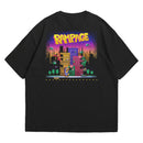 Camiseta Oversized Algodão Pixel Game Rampage