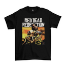 Camiseta Algodão Premium PlayStation Game Red Dead Redemption