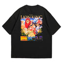 Camiseta Oversized Algodão Super Nintendo Game Rei Leão