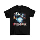 Camiseta Algodão Premium PlayStation Game Resident Evil 2 - Leon S. Kennedy e Claire Redfield