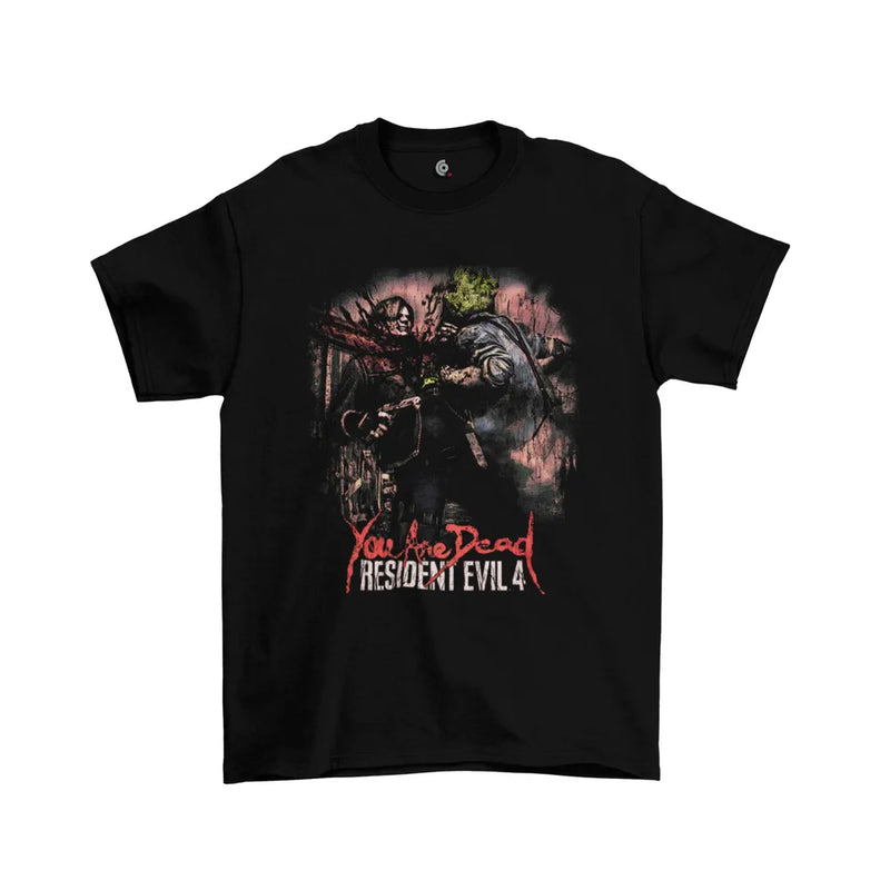 Camiseta Algodão Premium PlayStation Game Resident Evil 4 - You are dead
