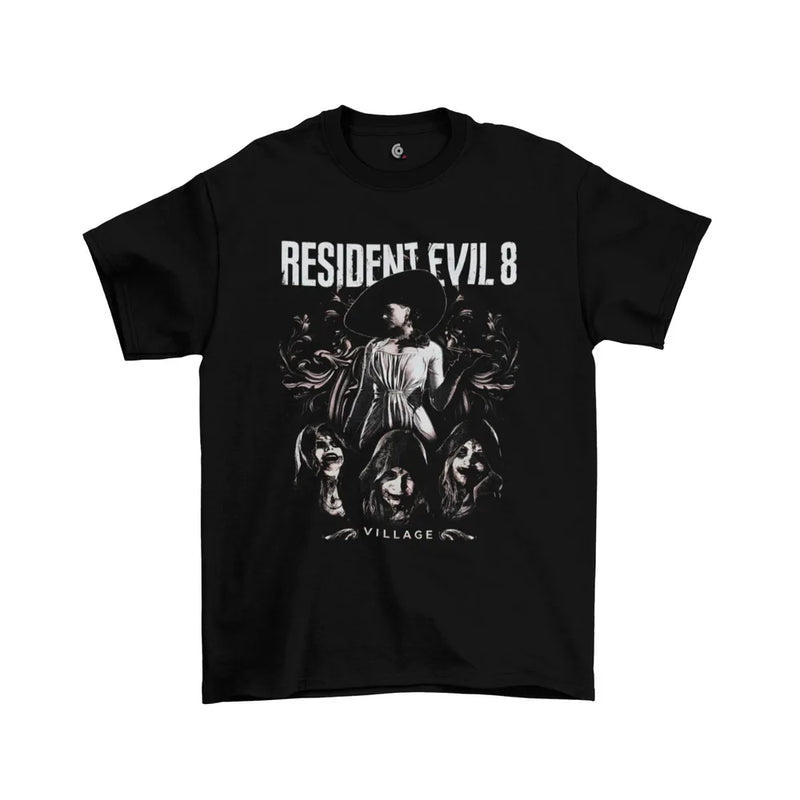 Camiseta Algodão Premium PlayStation Game Resident Evil 8: Village