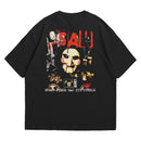 Camiseta Oversized Algodão Terror - Saw