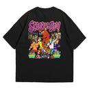 Camiseta Oversized Algodão Desenhos Retrô Scooby-Doo