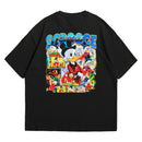 Camiseta Oversized Algodão Desenhos Retrô Scrooge McDuck