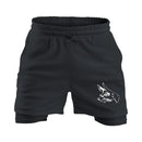 Shorts de Compressão 2 em 1 Anime Chainsaw Man – Fox Devil