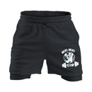 Shorts de Compressão 2 em 1 Anime Kimetsu no Yaiba – Ratos Ninjas Muki Muki