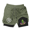 Shorts de Compressão 2 em 1 Anime Dragon Ball Z – O Poder de Goku