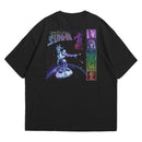 Camiseta Oversized Algodão Pixel Game Silver Surfer