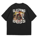 Camiseta Oversized Algodão Playstation Game Sleeping Dogs