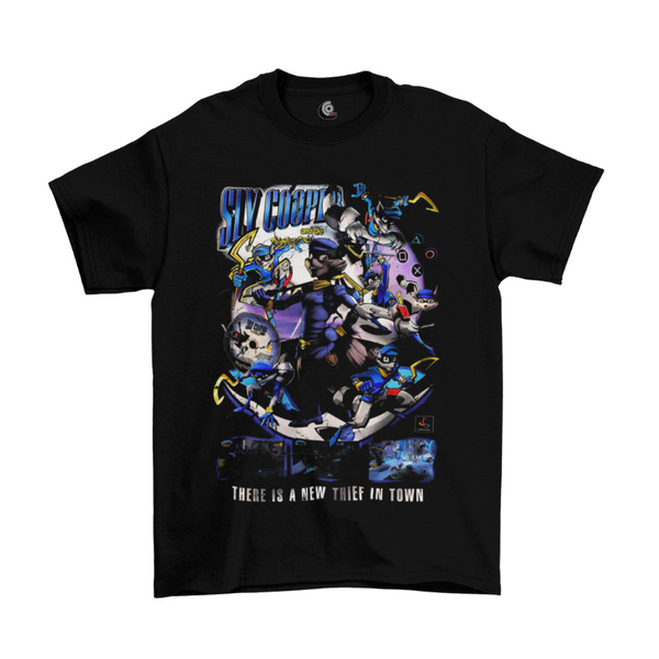 Camiseta Algodão Premium Playstation Game Sly Cooper