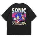 Camiseta Oversized Algodão Mega Drive Game Sonic the Hedgehog