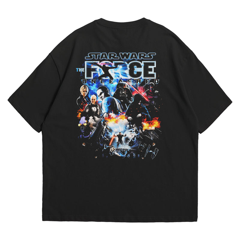 Camiseta Oversized Algodão Nintendo Switch Game Star Wars: The Force Unleashed