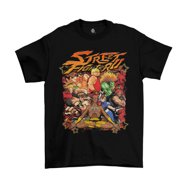 Camiseta Algodão Premium Super Nintendo Game Street Fighter II