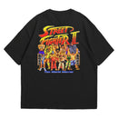 Camiseta Oversized Algodão Pixel Game Street Fighter II