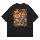 Camiseta Oversized Algodão Arcade Game Street Fighter II