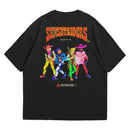 Camiseta Oversized Algodão Pixel Game Sunset Riders