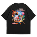 Camiseta Oversized Algodão Nintendo Switch Game Super Smash Bros