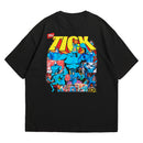 Camiseta Oversized Algodão Desenhos Retrô The Tick