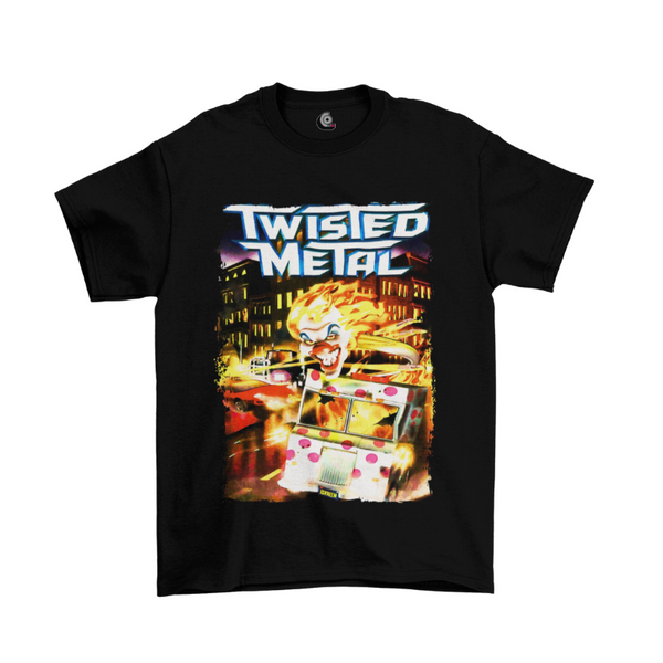 Camiseta Algodão Premium PlayStation Game Twisted Metal