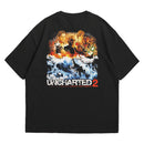 Camiseta Oversized Algodão Playstation Game Uncharted 2: Among Thieves