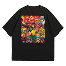 Camiseta Oversized Algodão Desenhos Retrô X-Men