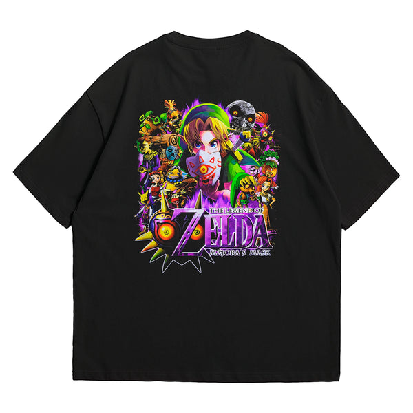 Camiseta Oversized Algodão Nintendo 64 Game The Legend of Zelda: Majora's Mask
