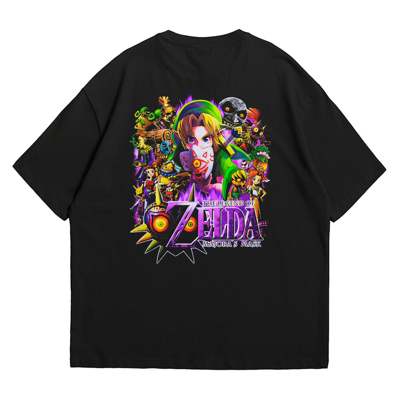 Camiseta Oversized Algodão Nintendo 64 Game The Legend of Zelda: Majora's Mask