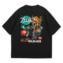 Camiseta Oversized Algodão Nintendo Switch Game The Legend of Zelda: Tears of the Kingdom