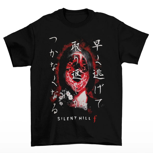 Camiseta Algodão Premium Game  Silent Hill F – Máscara do Pesadelo