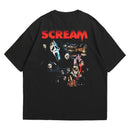 Camiseta Oversized Algodão Terror - Scream